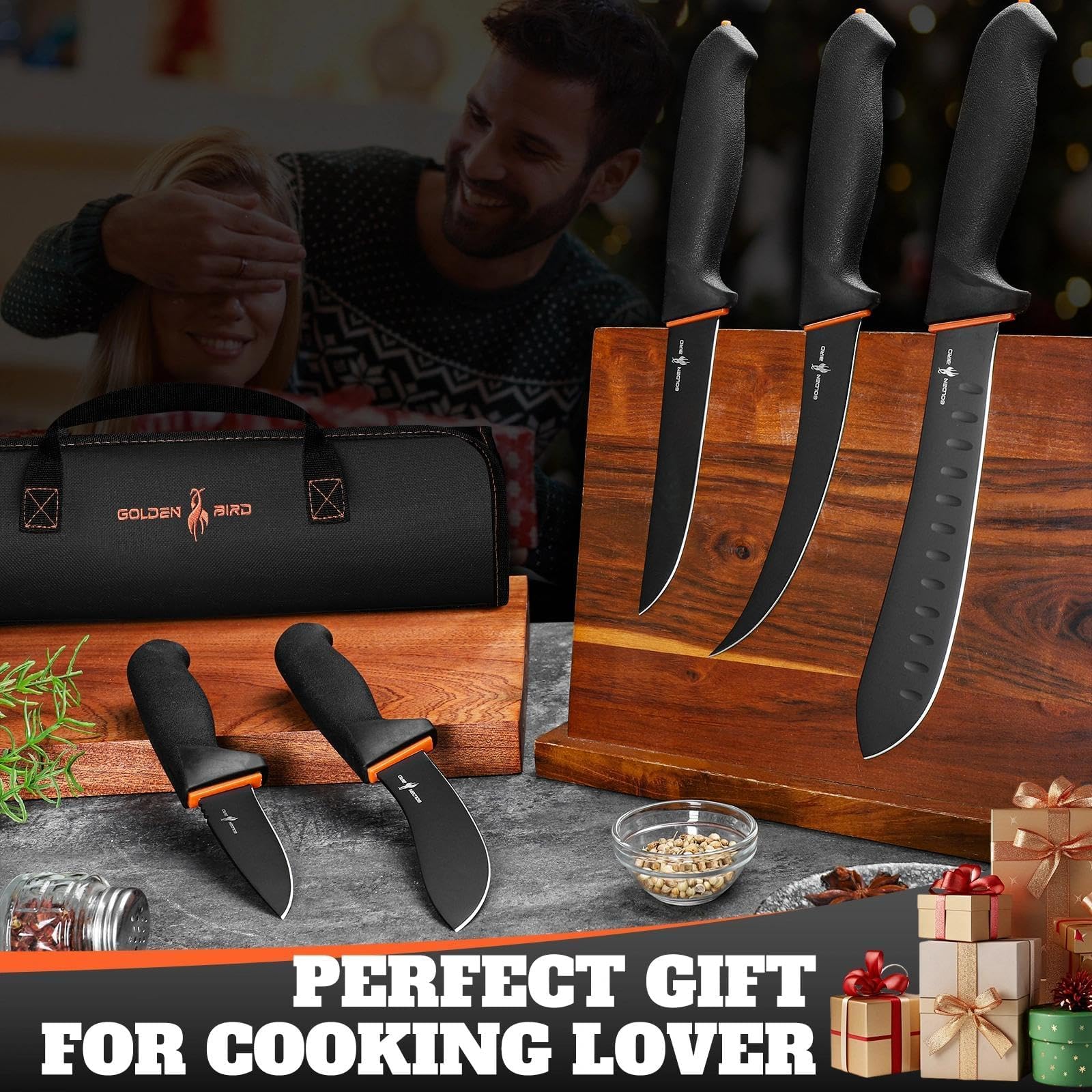 Professional meat processing knives by Golden Bird