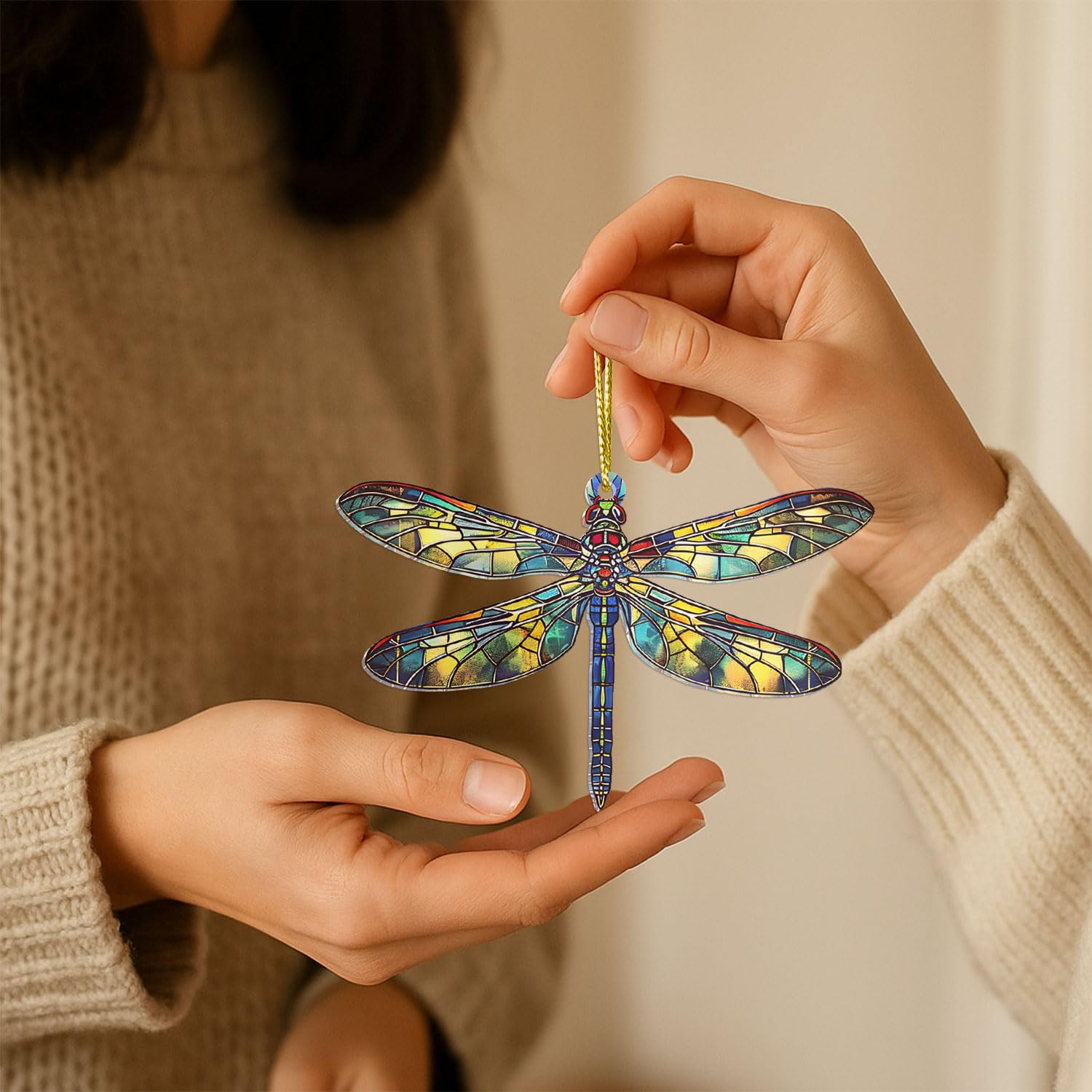 inspirational message card included with dragonfly ornament
