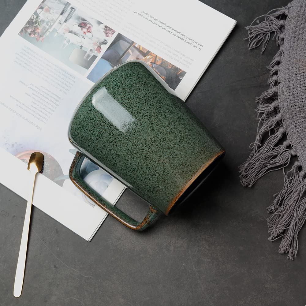 Golden handle mug by KELINGO for gifting