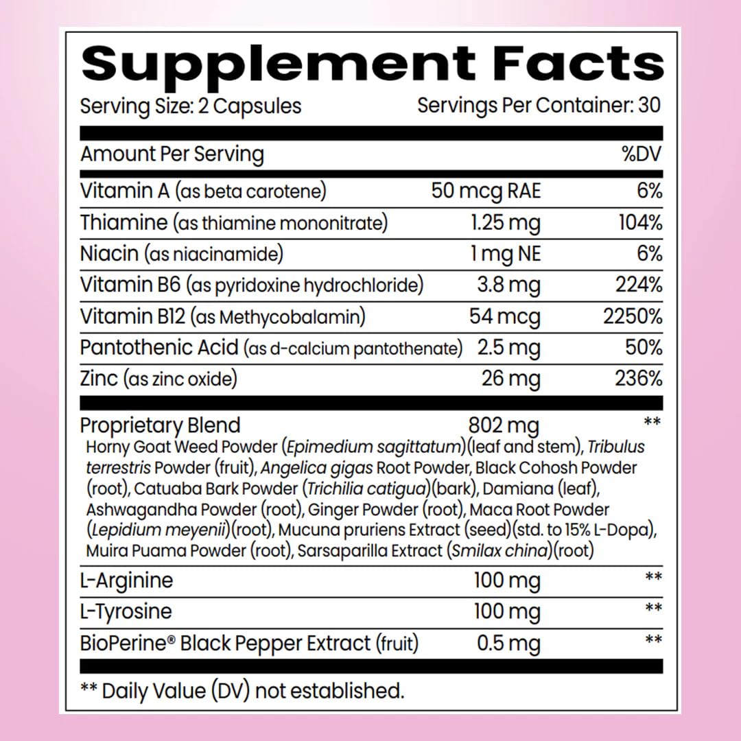 GleeFull hormone support product label