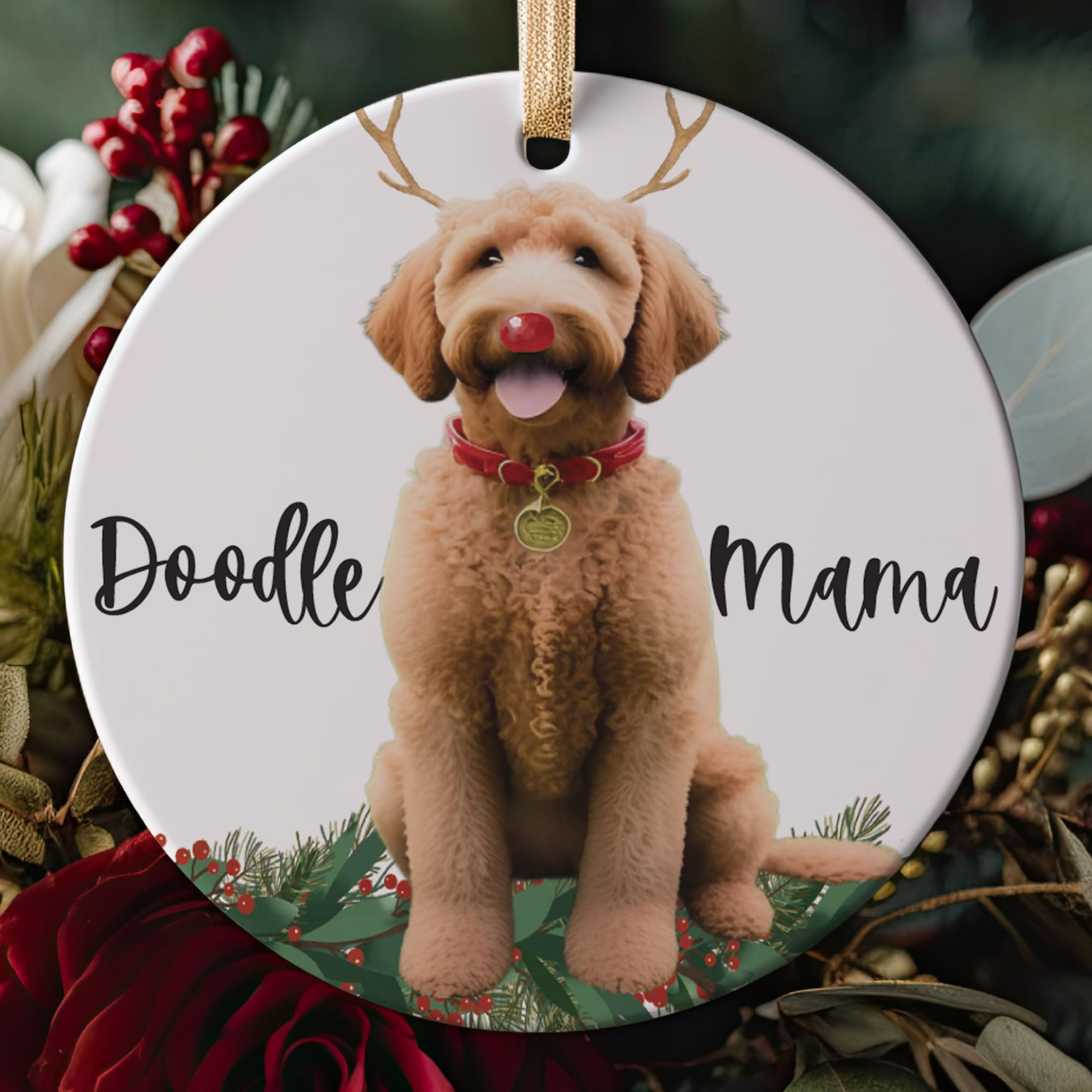 Ceramic Christmas ornament gift-ready packaging