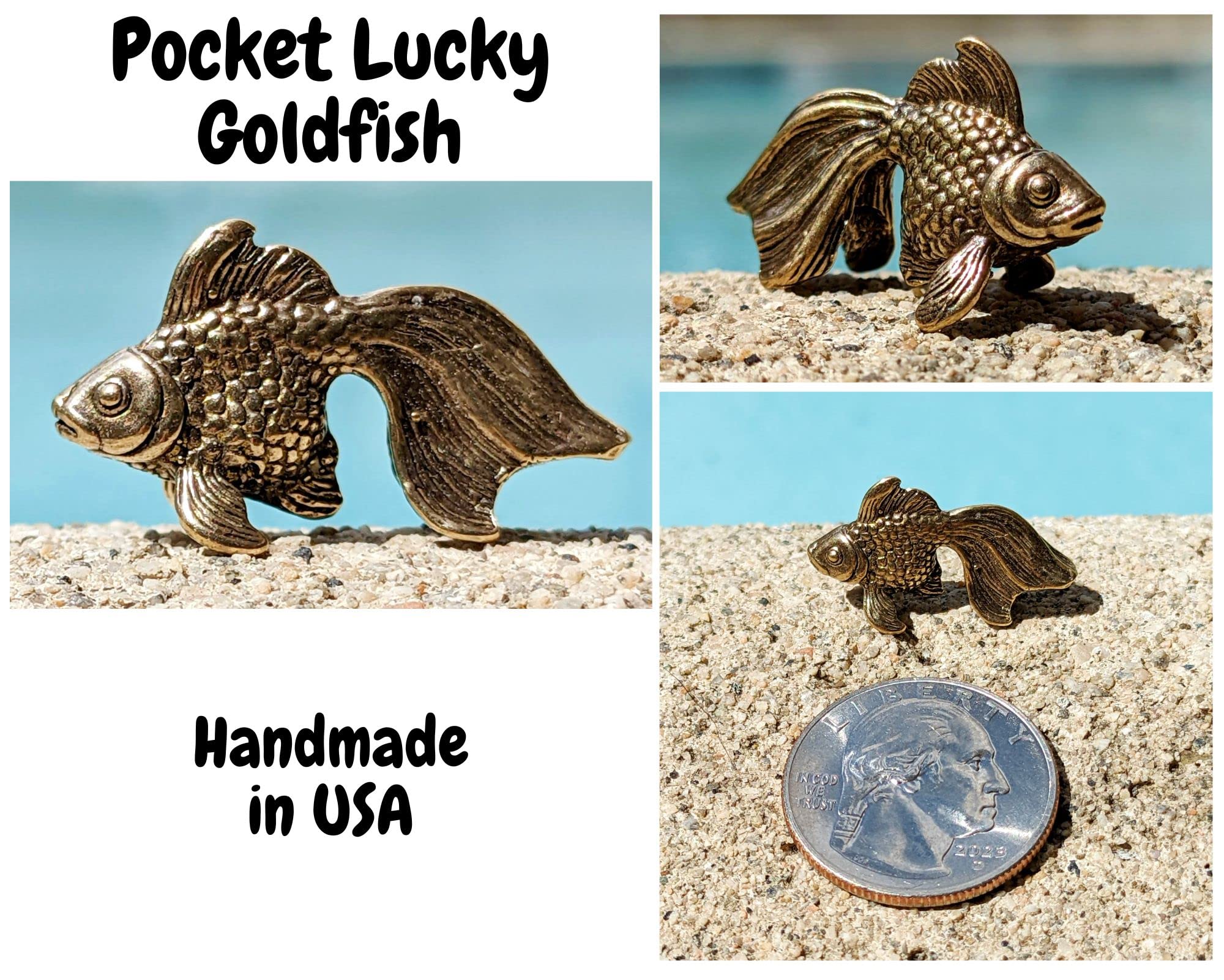 Goldfish figurine gift for animal lovers