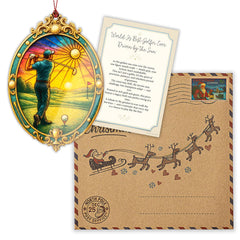 Miniature work of art ornament with intricate motifs for Christmas decor