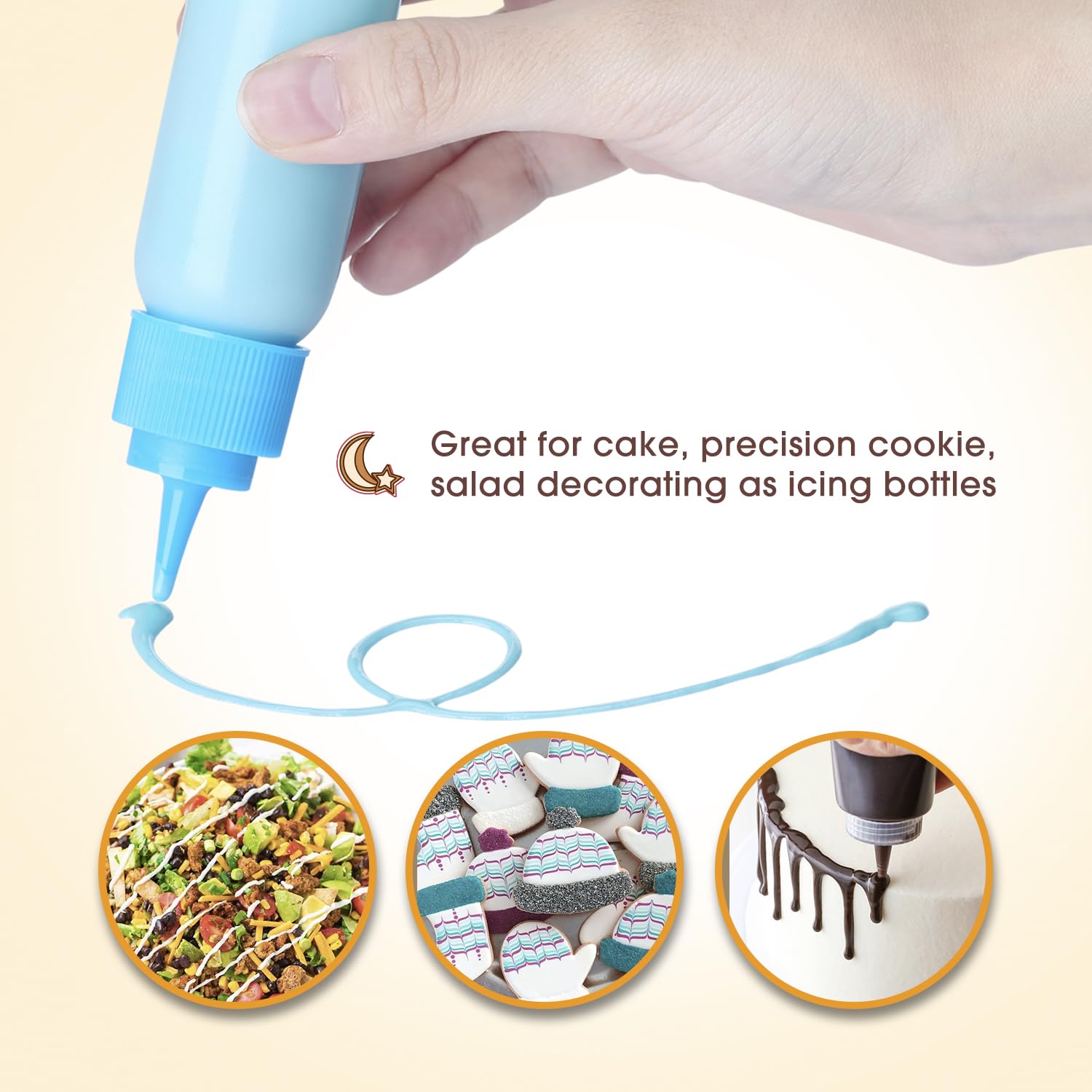 GOLOHO 2oz bottle for icing and pastry embellishment