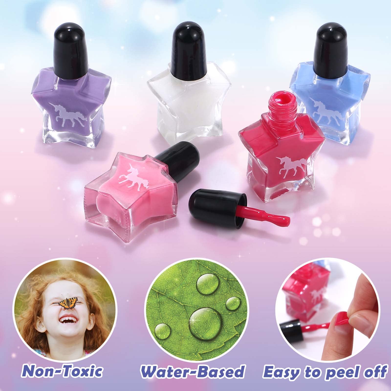 Toe separator and nail file included in kit