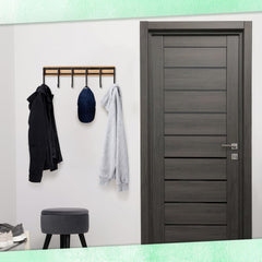 Includes screws and wall plugs for secure installation