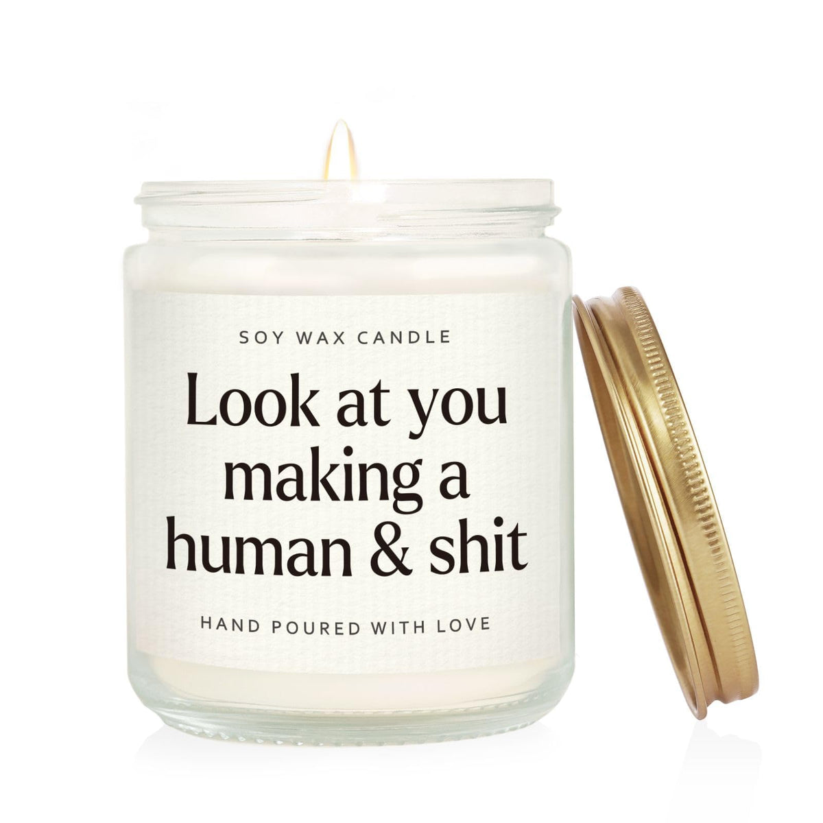 GoMelley soy wax candle 7 oz for new mom