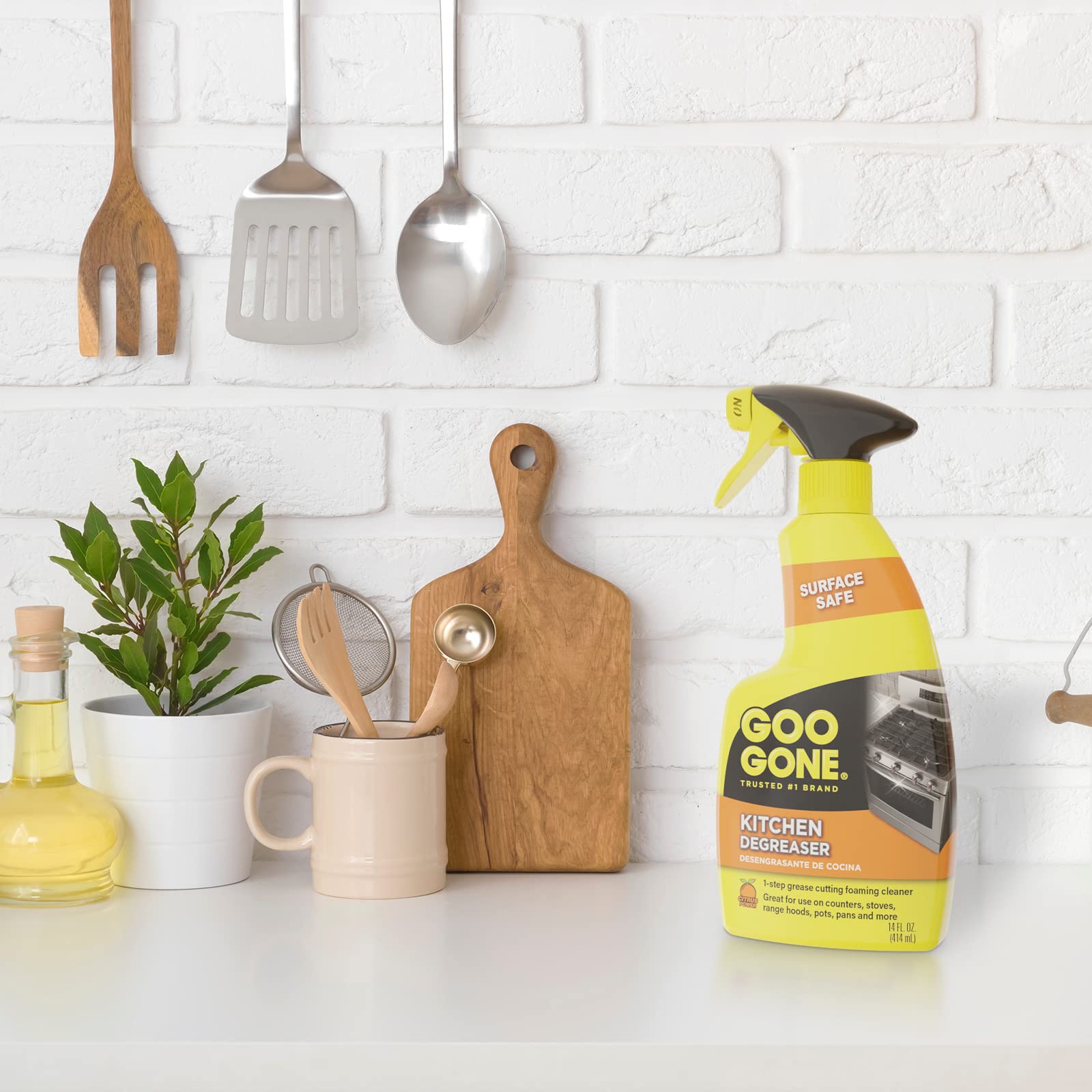 Goo Gone degreaser used on cookware and appliances