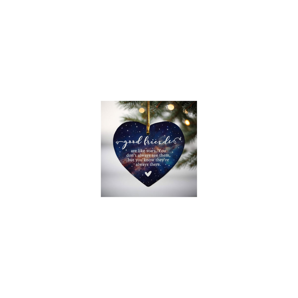 Good Friends Are Like Stars ornament product image