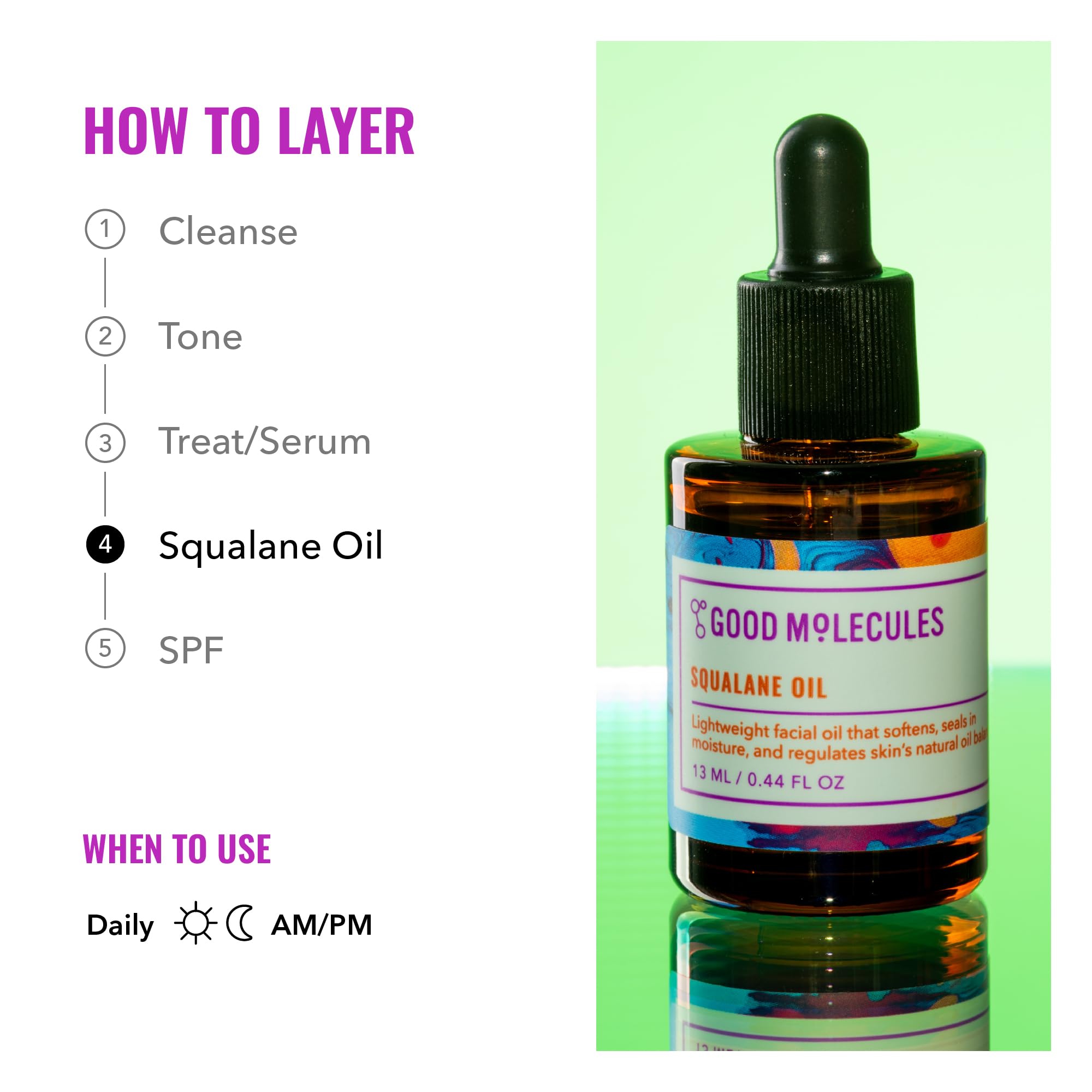 Good Molecules Squalane Oil hydration support 13 ml