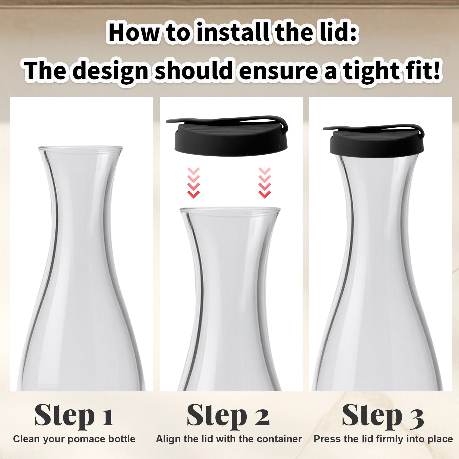 Good Seasons salad dressing cruet lid replacement 2-pack