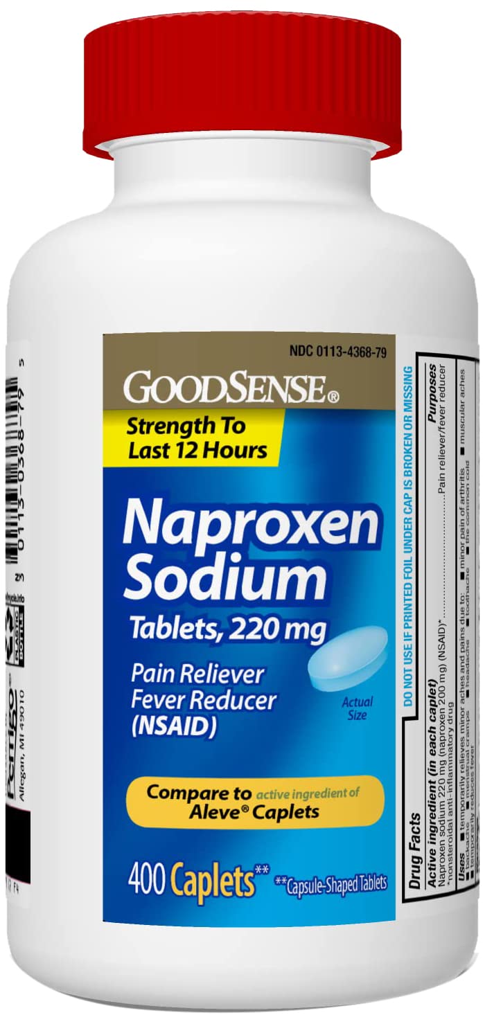 GoodSense Naproxen Sodium Tablets 220 mg packaging