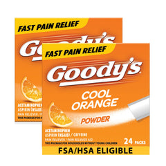 Goody's Triple Action Pain Relief Cool Orange Powder front box