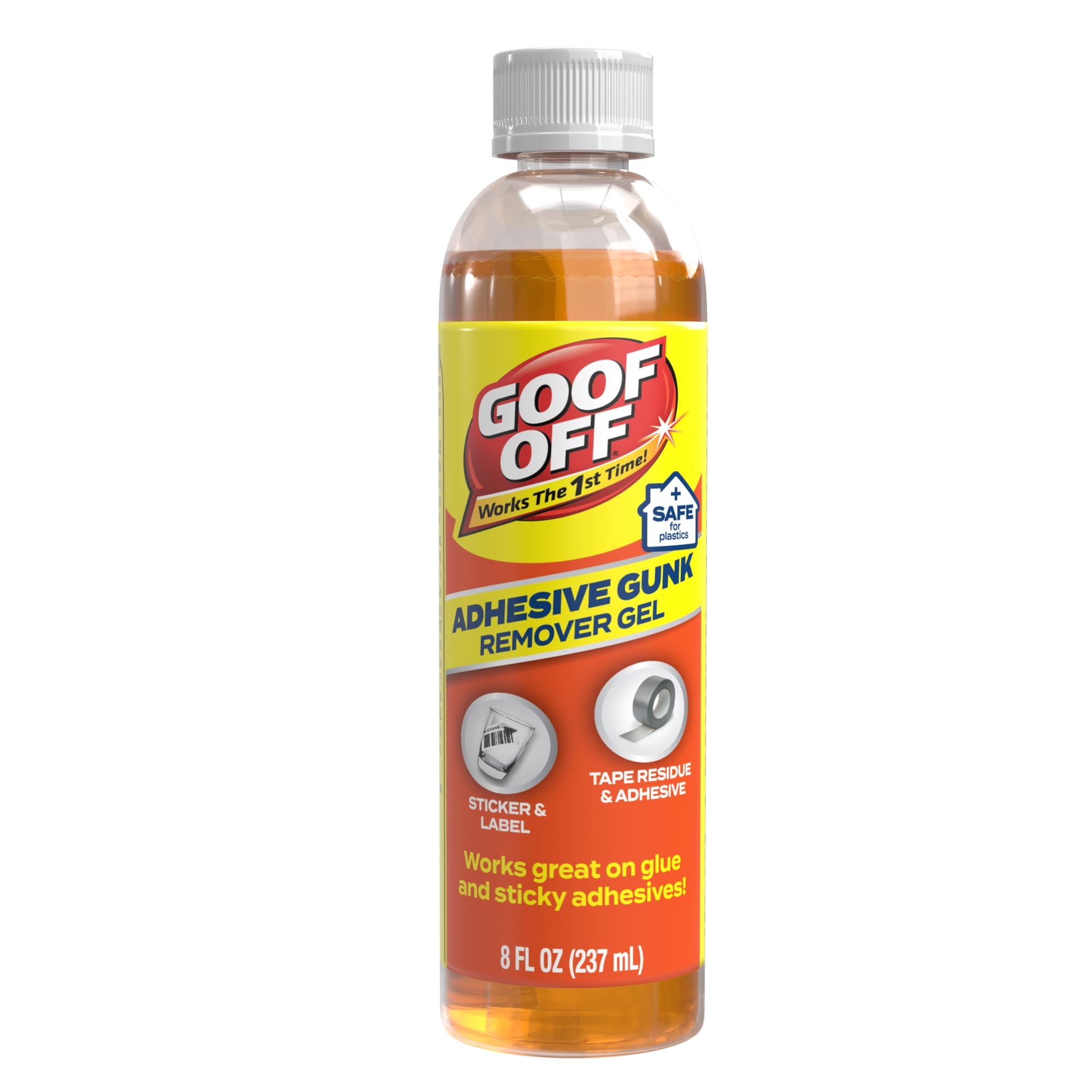Goof Off Adhesive Gunk Remover bottle 8 oz