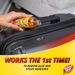 Goof Off Adhesive Gunk Remover packaging and cap