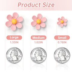 3D flower resin design magnets for fridge and whiteboard