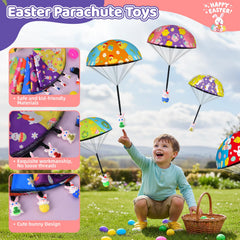 Easter parachute toy set with 8 styles