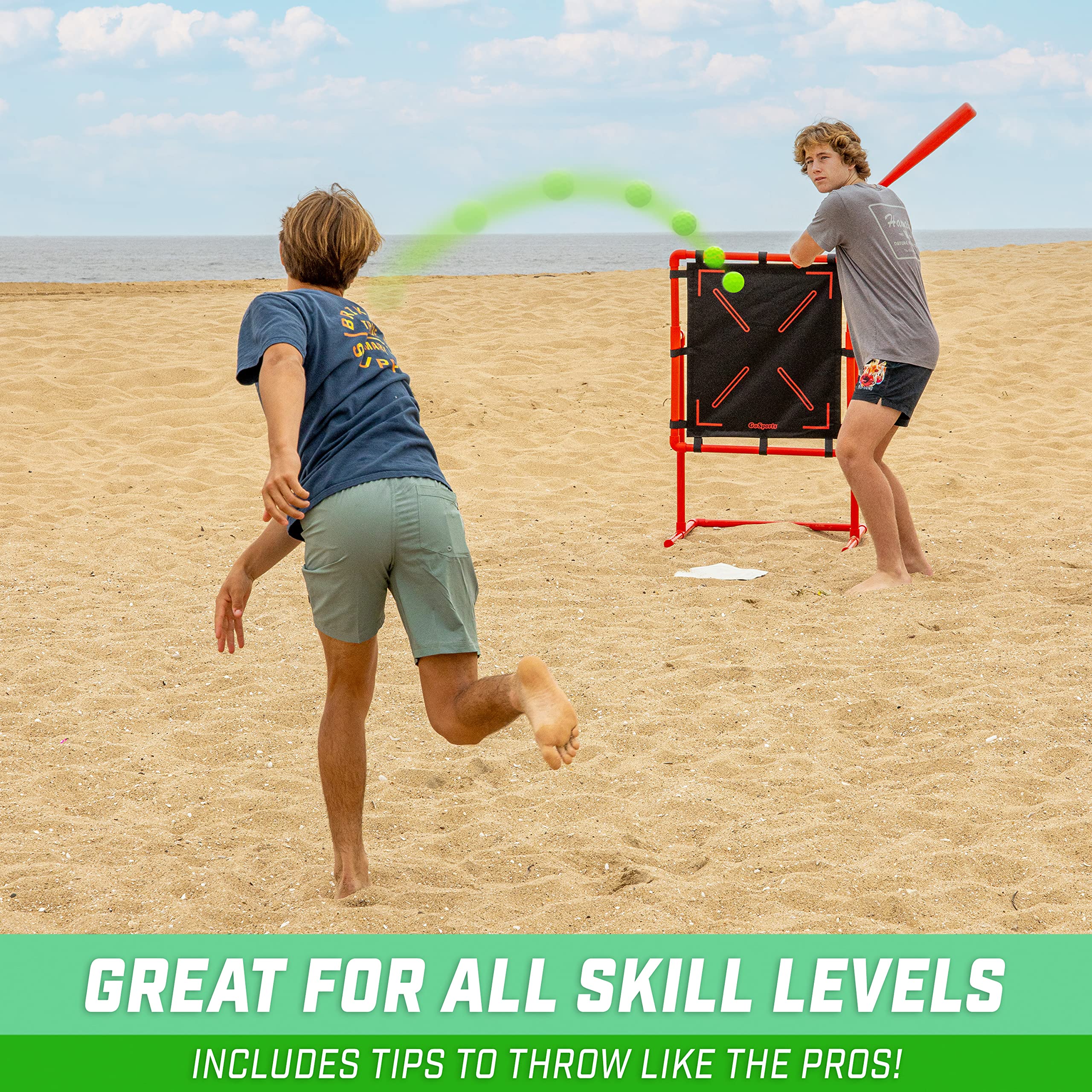 Unpredictable spins LotBall plastic baseballs