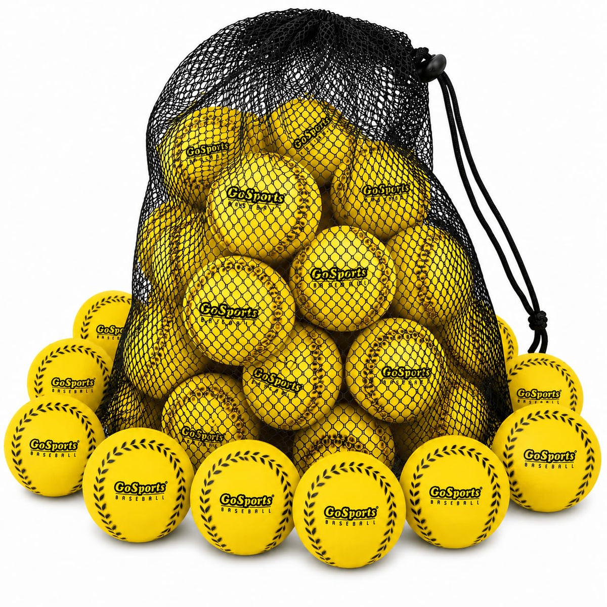 GoSports mini foam baseballs 4 cm for precision training