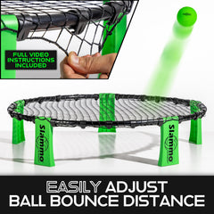 Reinforced Slammo target with high-tension netting