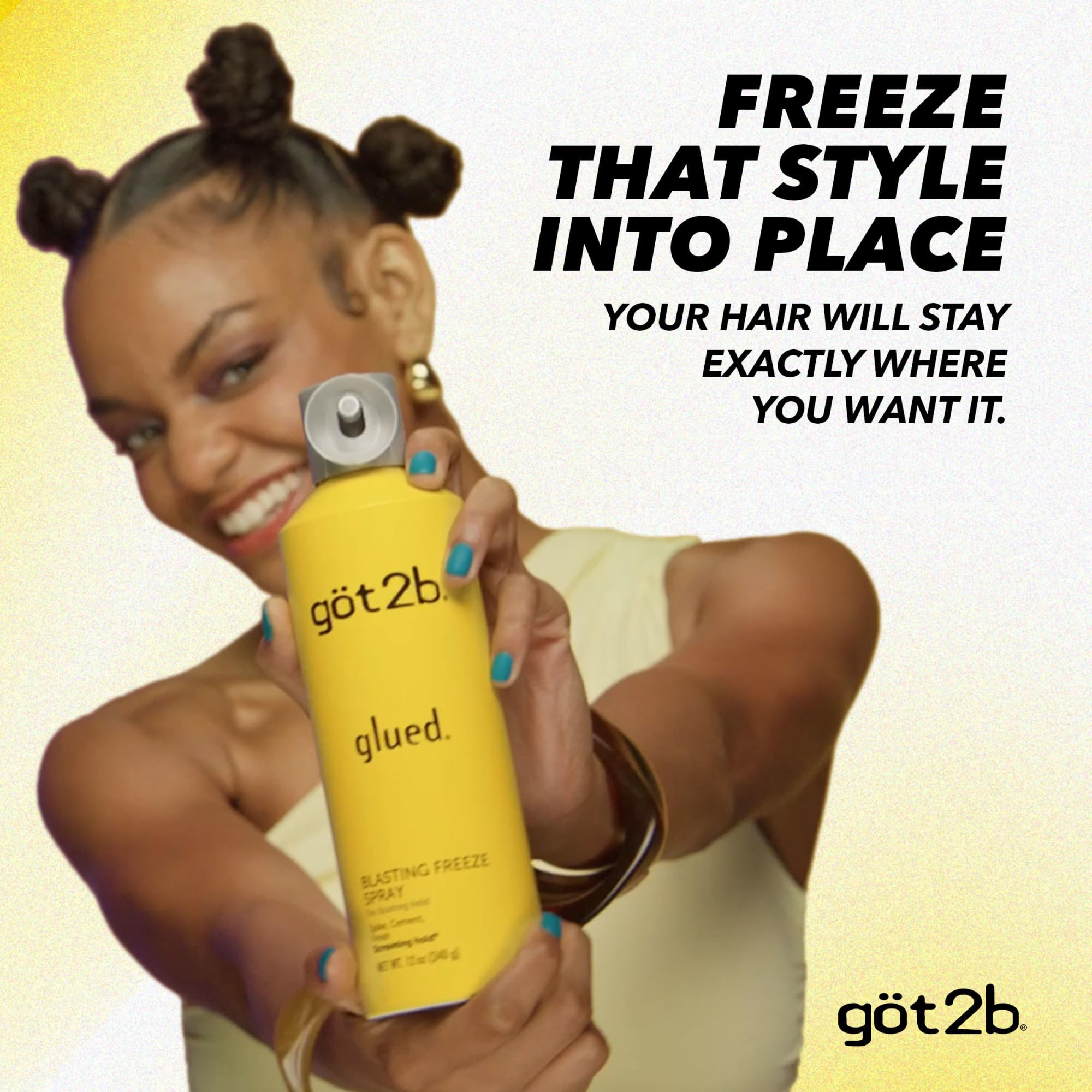 got2b Glued Blasting Freeze Hair Spray bottle close-up
