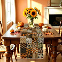 Gothic Spooky patchwork design table runner