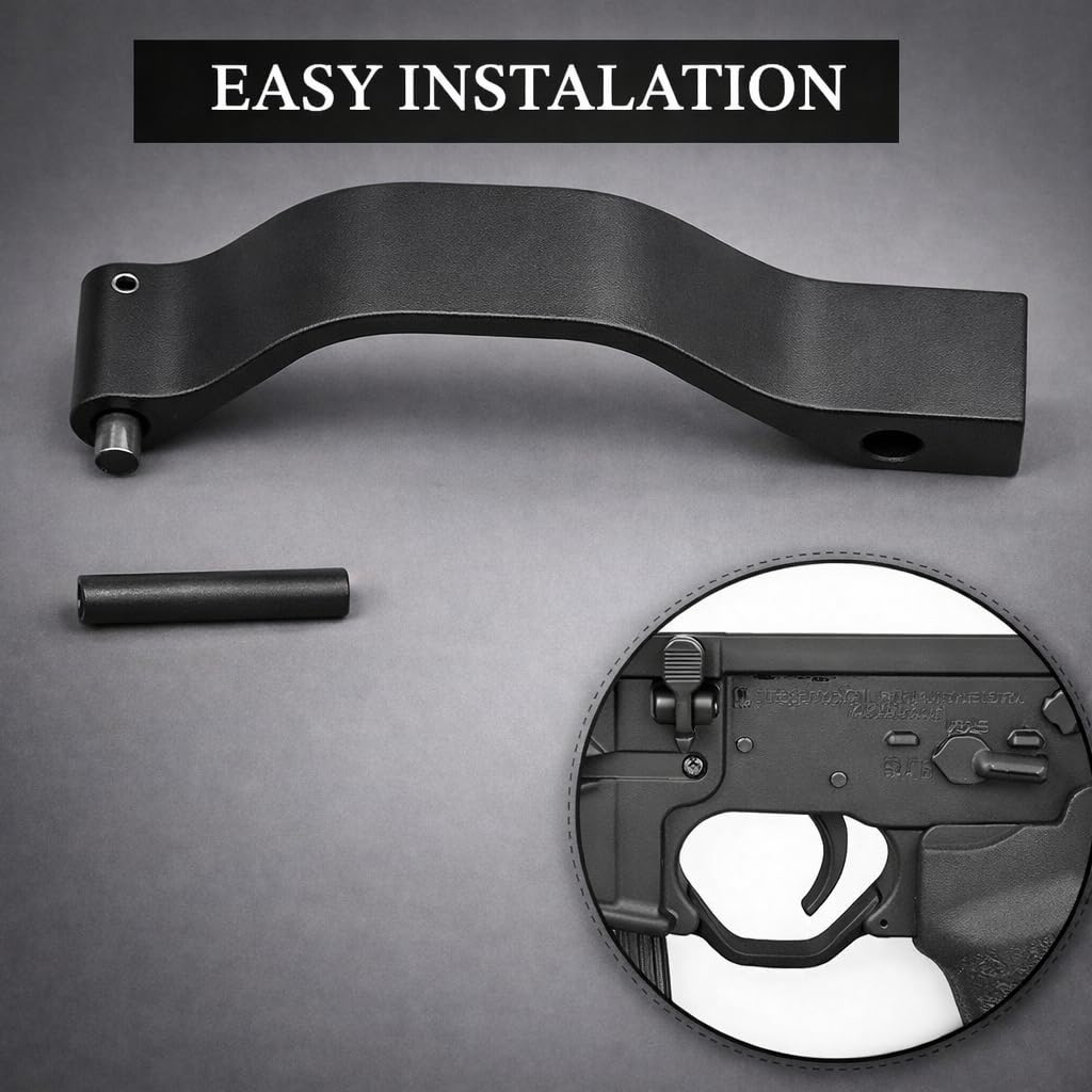 GOTICAL drop in trigger guard 6061 T6 aluminum black anodized