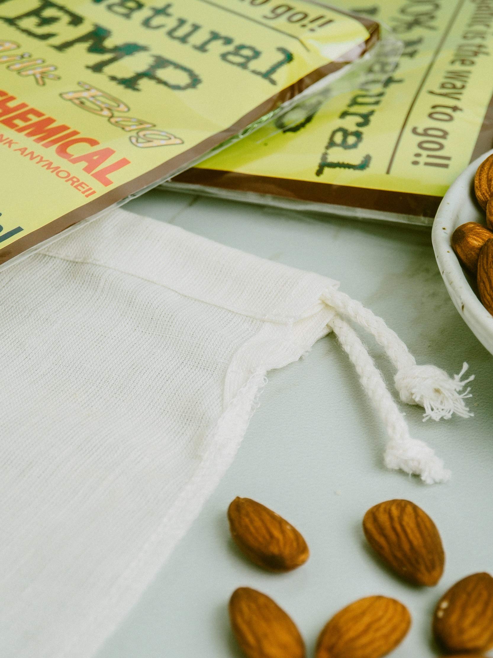Nut milk bag used for almond milk cashew milk yogurt