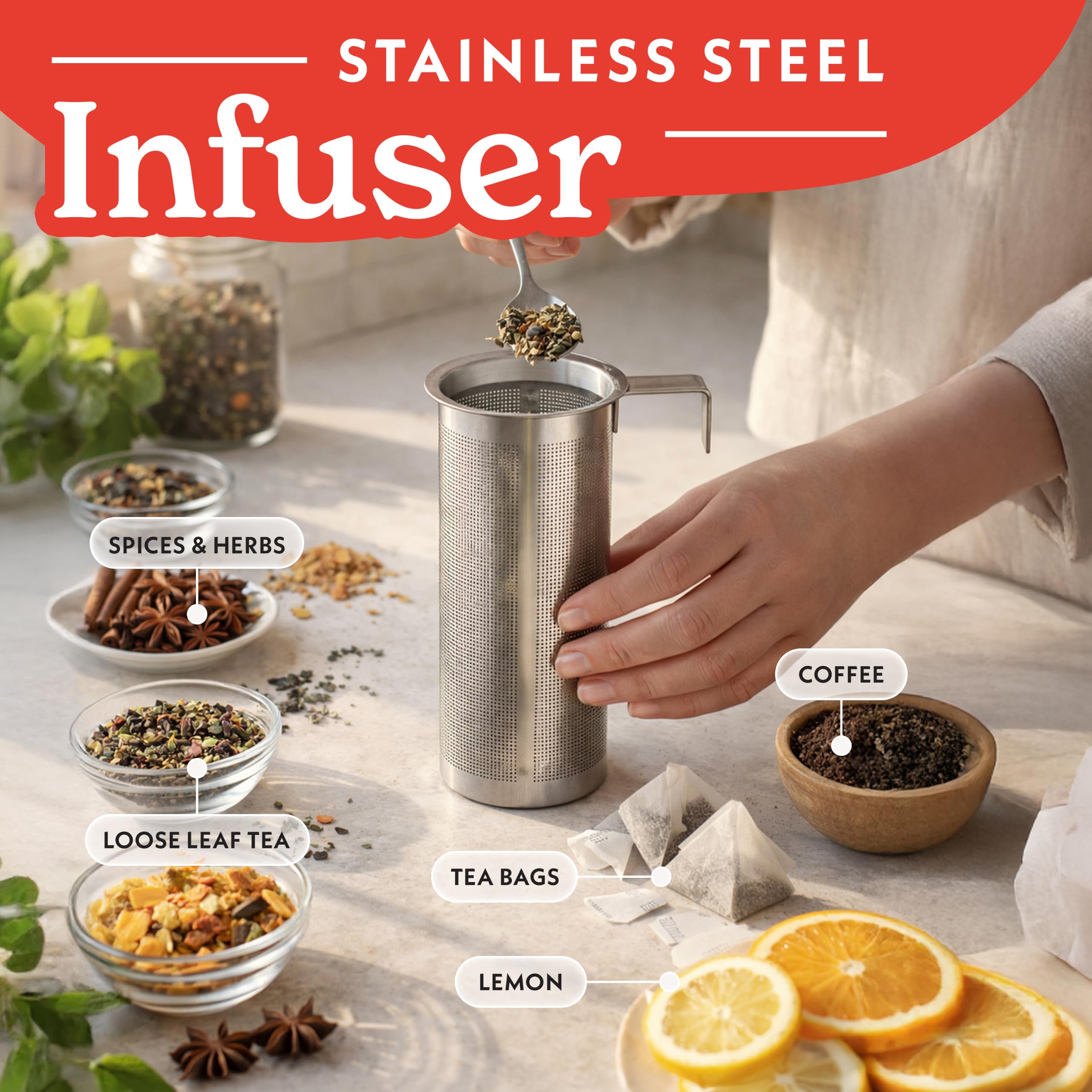 Cordless Gourmia kettle on 360 swivel base