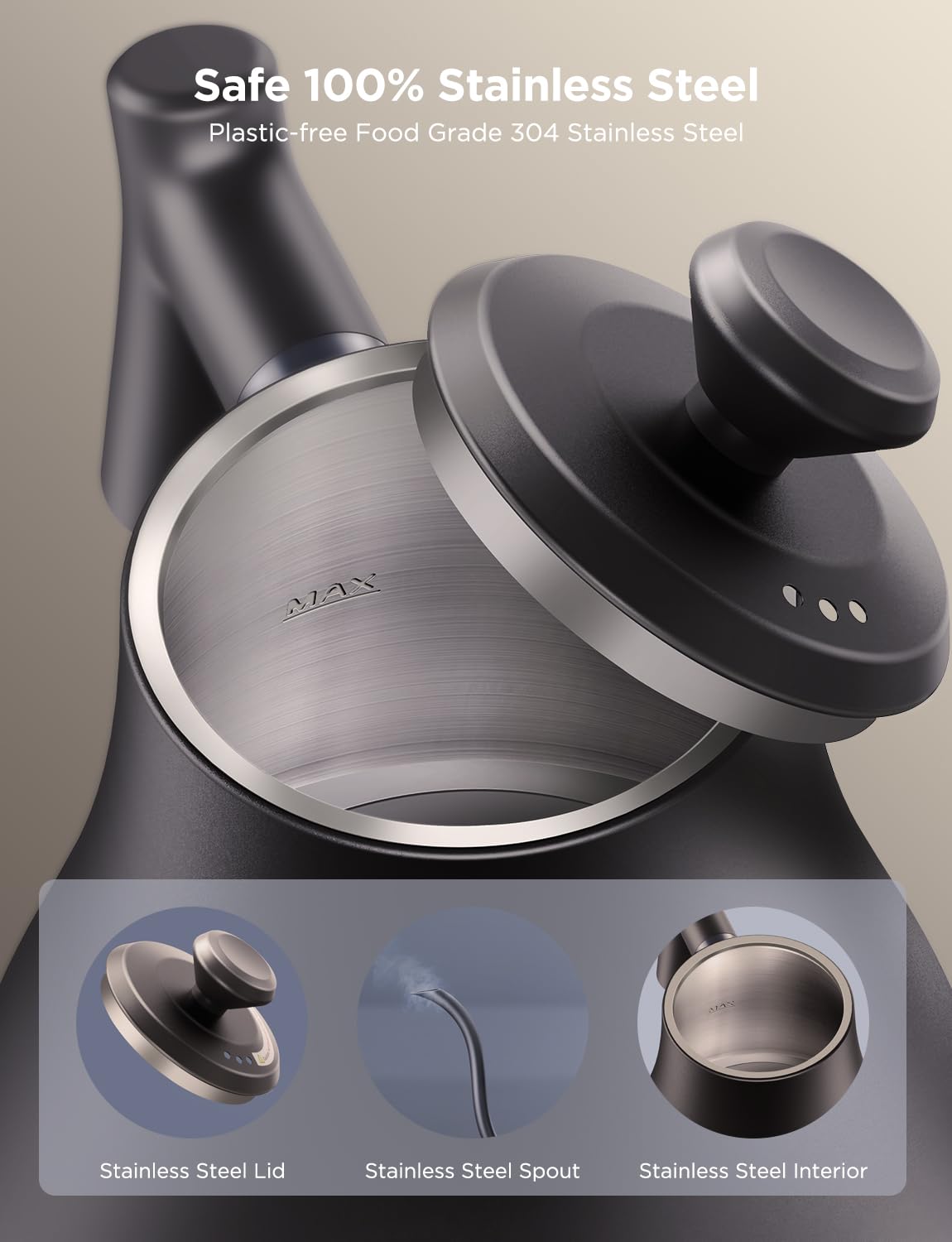 Rapid boil 1200W performance illustration