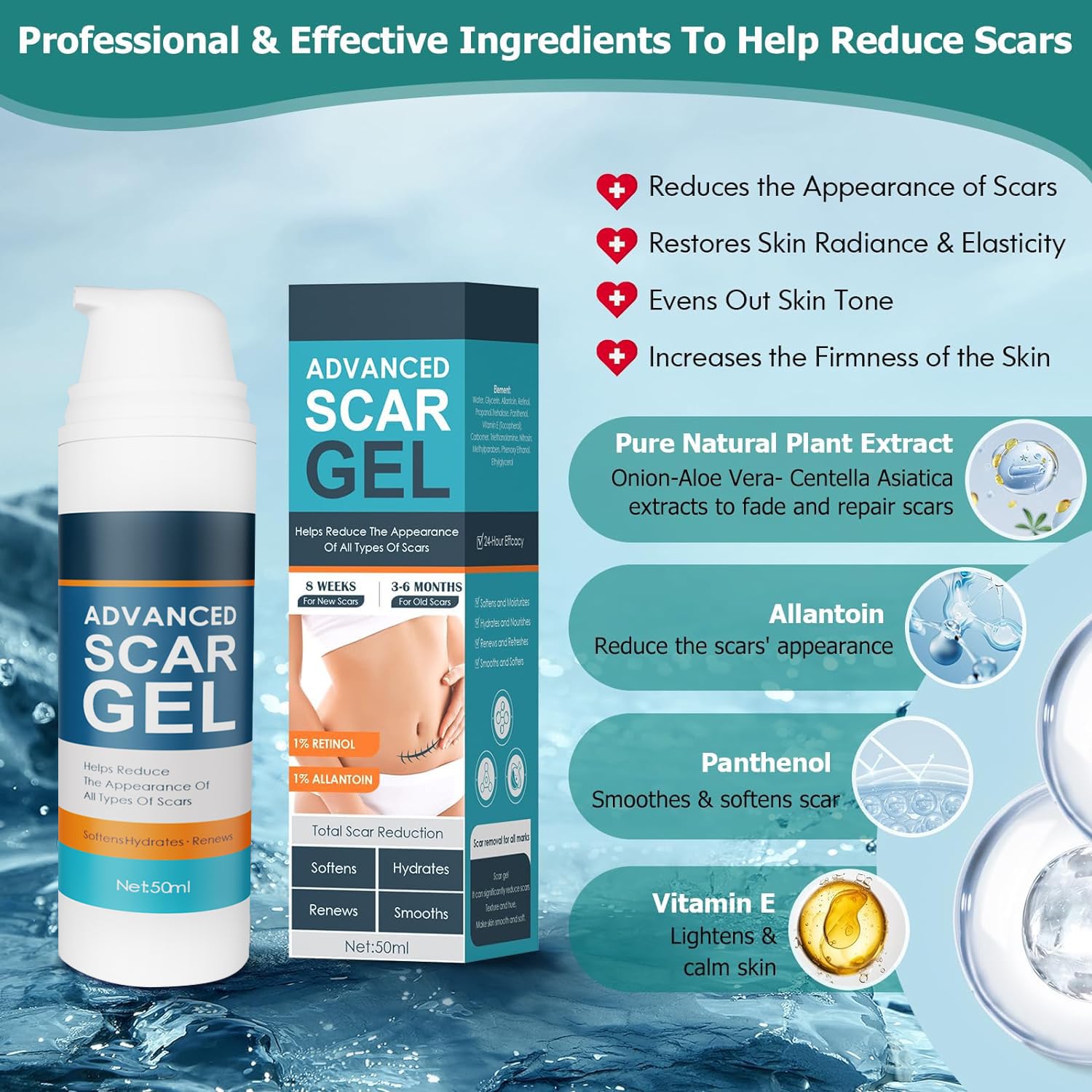 Gowgaw Scar Gel for men and women use