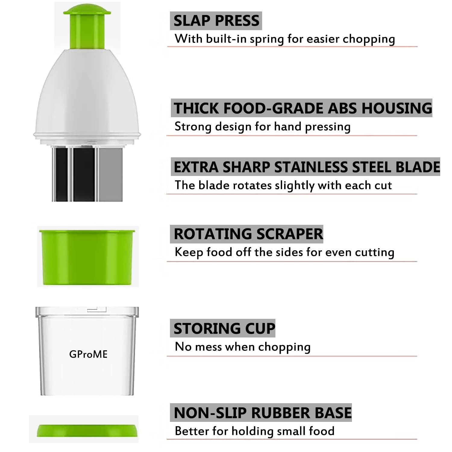 GProME New Food Chopper nut chopper tool