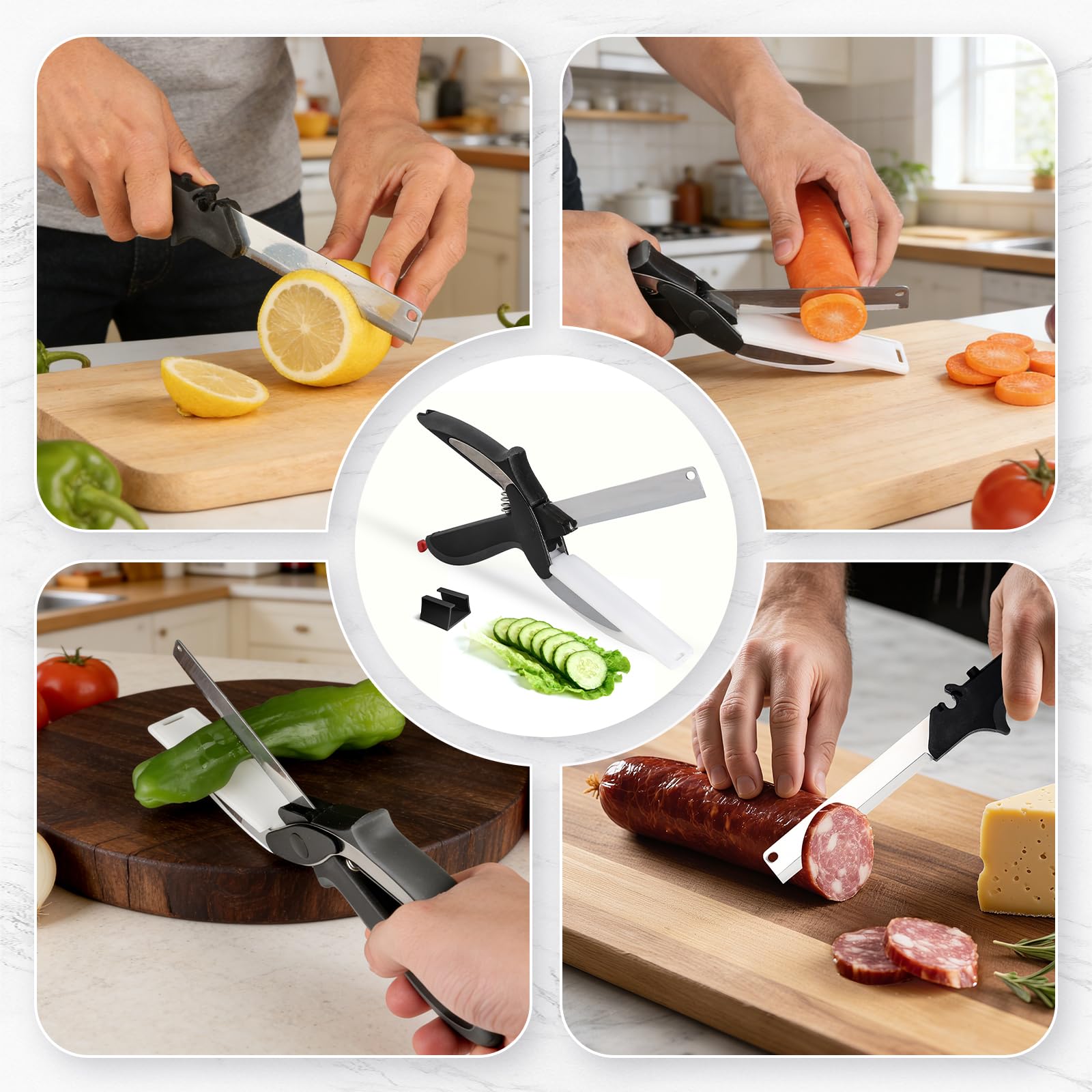 All-purpose kitchen shears for vegetables and meat by GQGUOJJZZ