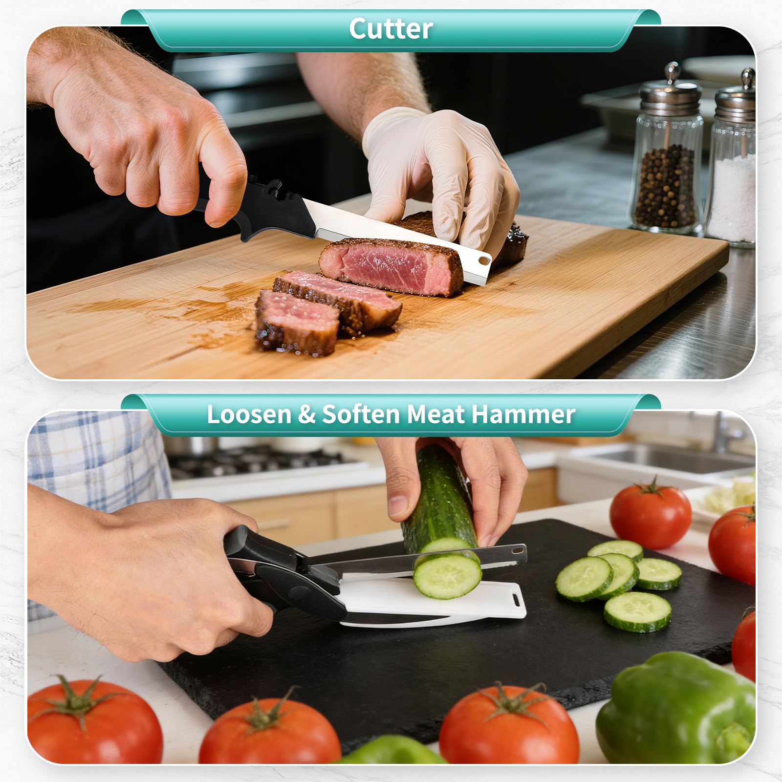Foldable compact design of GQGUOJJZZ kitchen shears