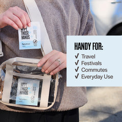 Fragrance-free alcohol-free hand sanitizing wipes image
