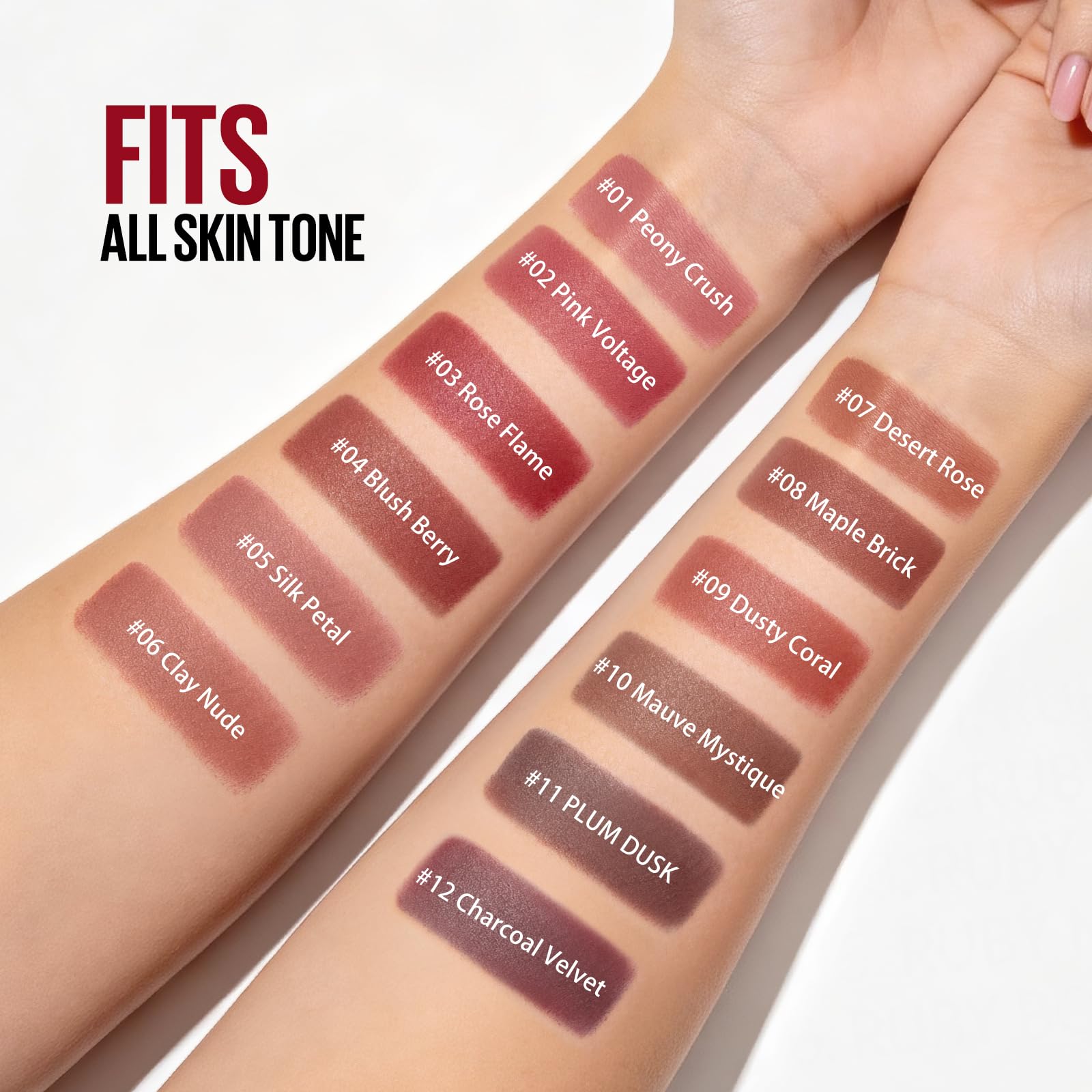 Gradient ombre lip effect demonstrated