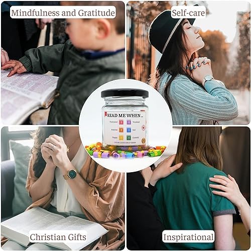 Durable glass design for reusable Bible Verse Jar