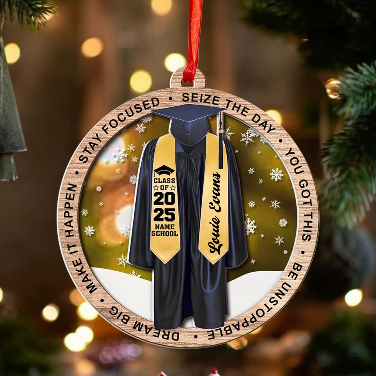 Graduation keepsake ornament for celebrations