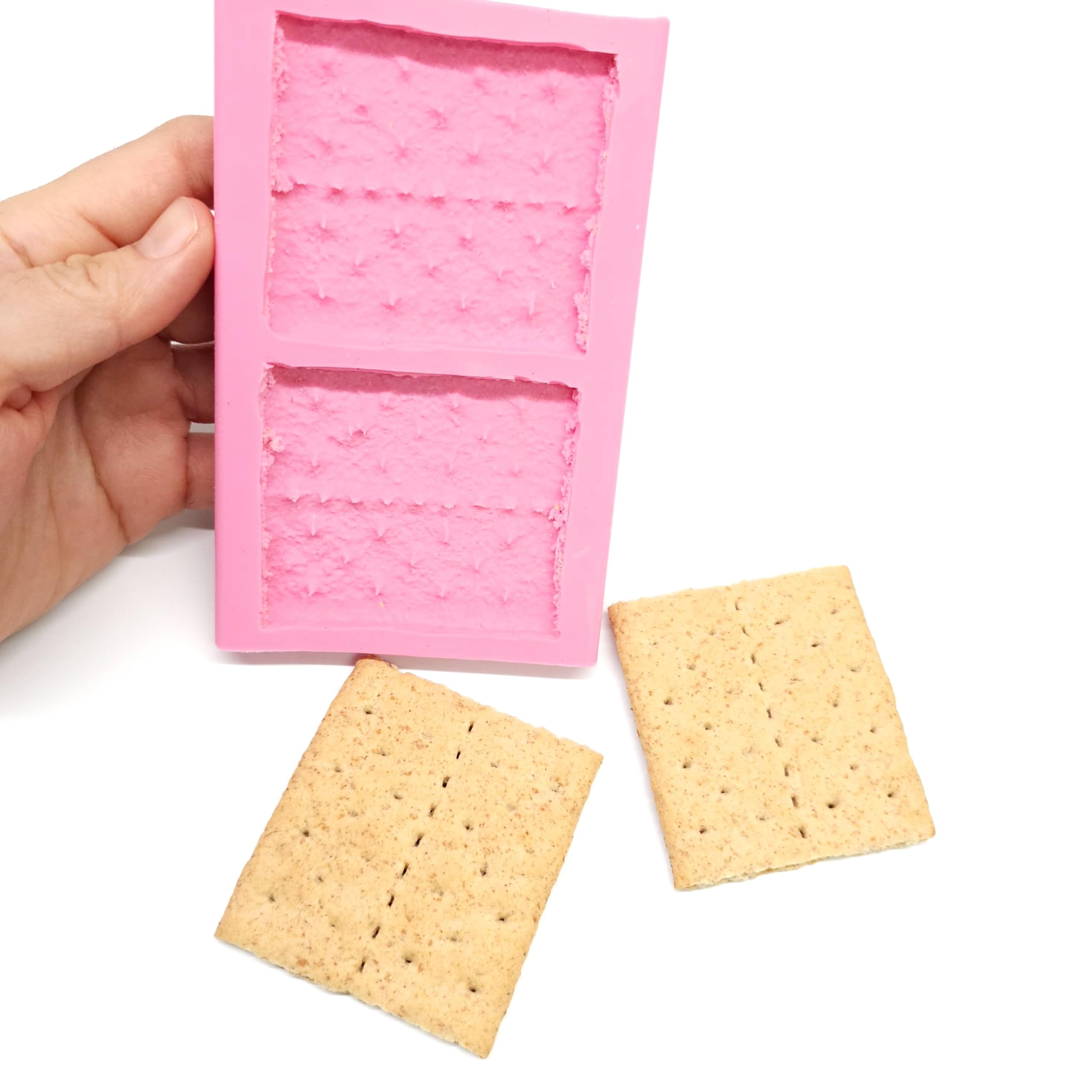 Graham 2 cavity cookie silicone mold NS007 back view
