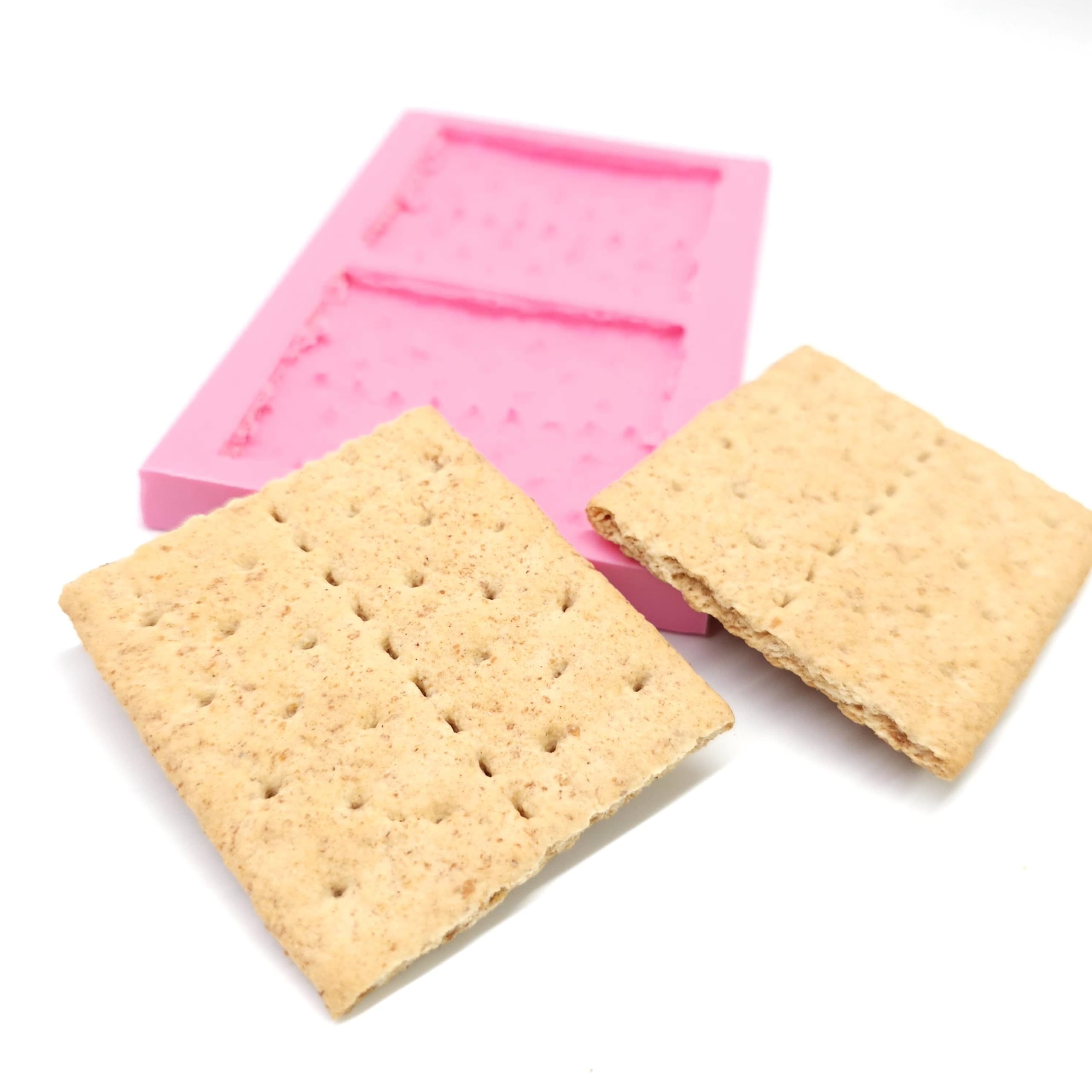 Graham 2 cavity cookie silicone mold NS007 size reference