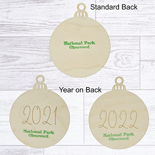 Grand Teton ornament two-layer birch construction