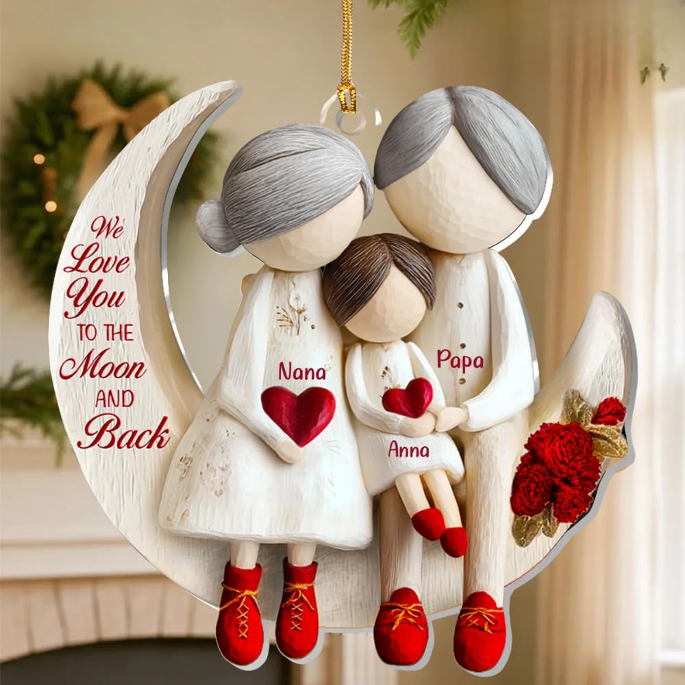 Grandma ornaments 2025 personalized keepsake