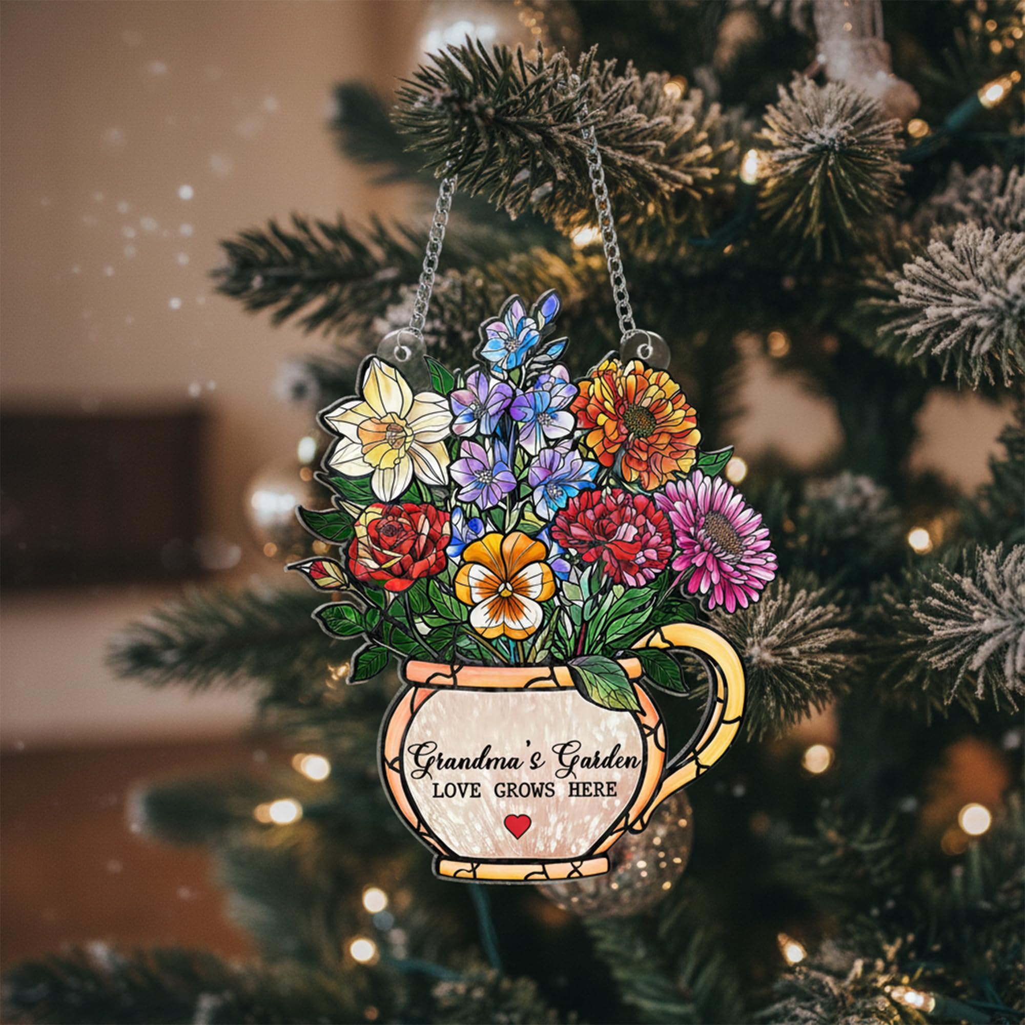 Grandma Christmas Ornament 2025 design