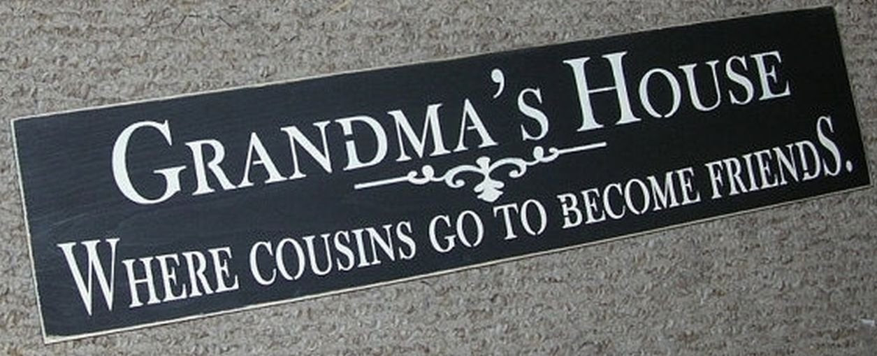 Handcrafted wooden sign for family gatherings 5.5 x 24 inches