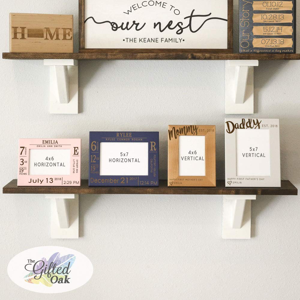 Grandmother gift frame with personalized name options