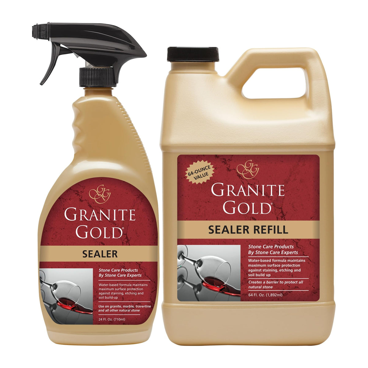 Granite Gold Granite Sealer natural stone 24 oz spray bottle
