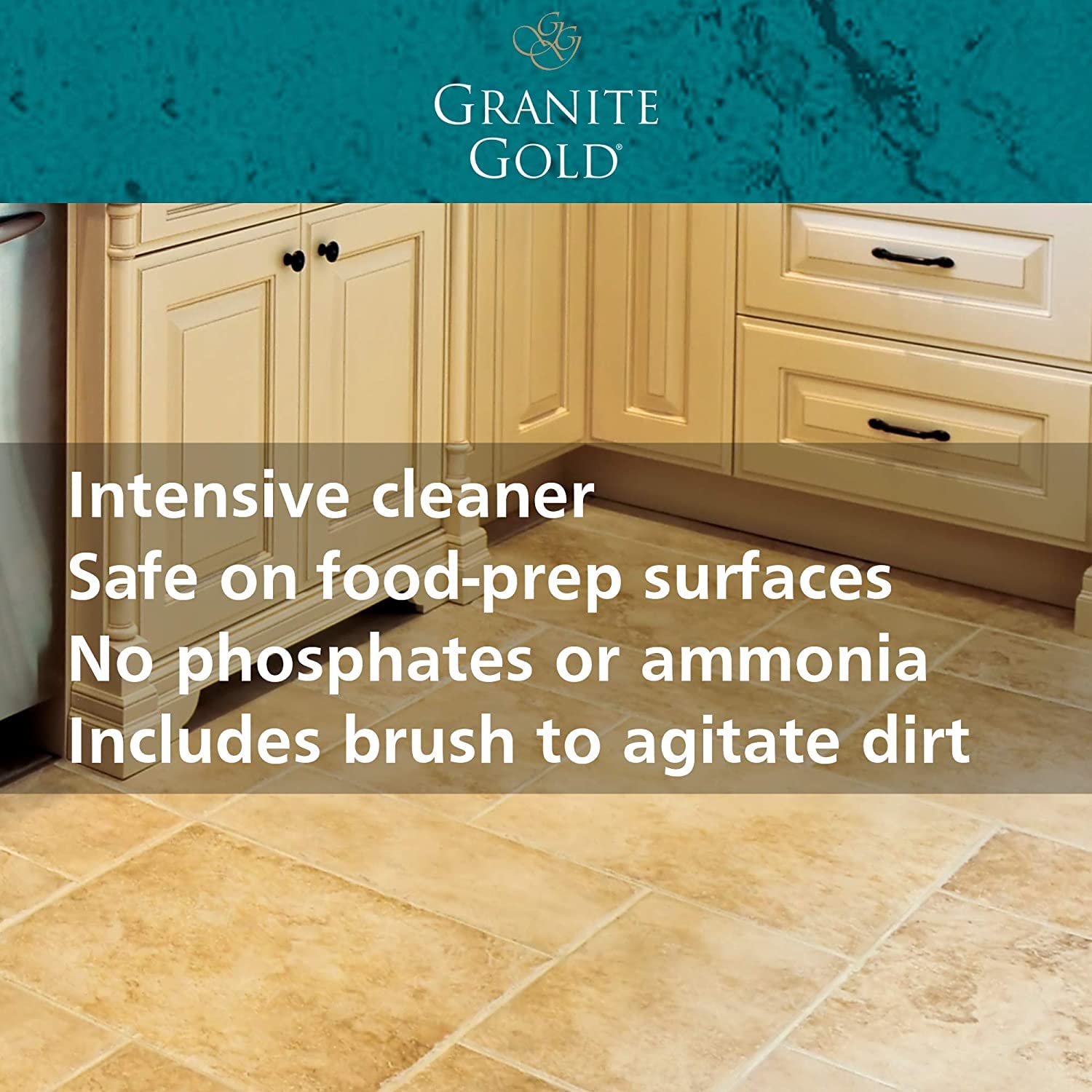 Granite Gold Grout Brush bristles for agitation