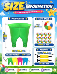 Granny Pants 4Pcs yard game components for groups