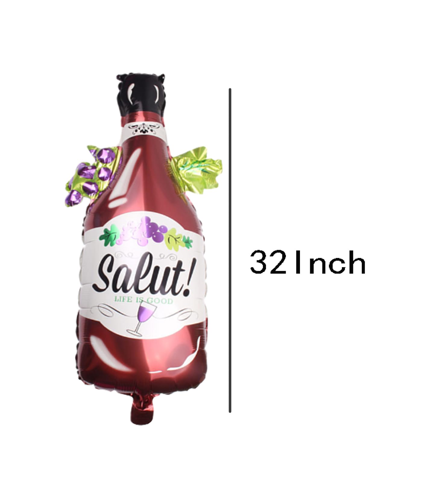 Grape Bottle Balloon 32x18-5inch size