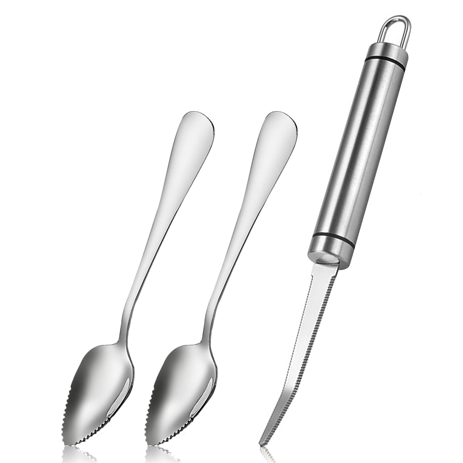 Grapefruit spoon serrated edge made from SUS304 stainless steel